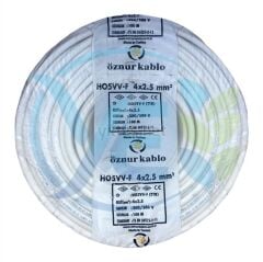 ÖZNUR 4X2.5 TTR KABLO BEYAZ