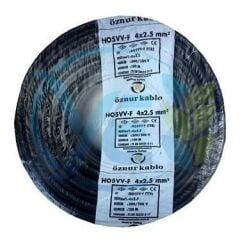 ÖZNUR 4X2.5 TTR KABLO SİYAH