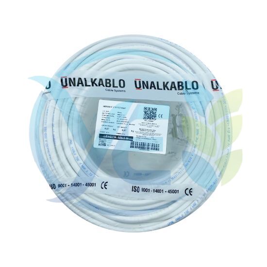 ÜNAL 2x1.5 TTR KABLO BEYAZ
