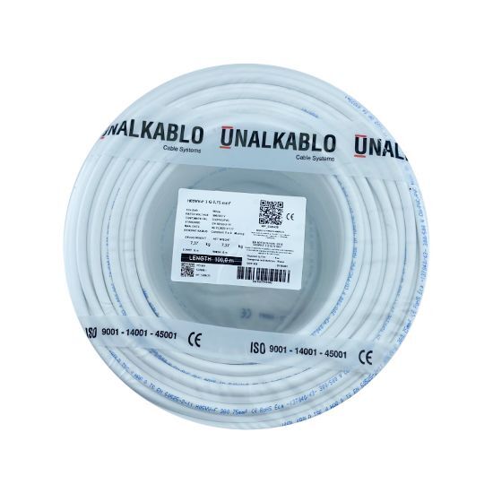 ÜNAL 3x0,75 TTR KABLO BEYAZ
