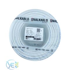 ÜNAL 3x0,75 TTR KABLO BEYAZ