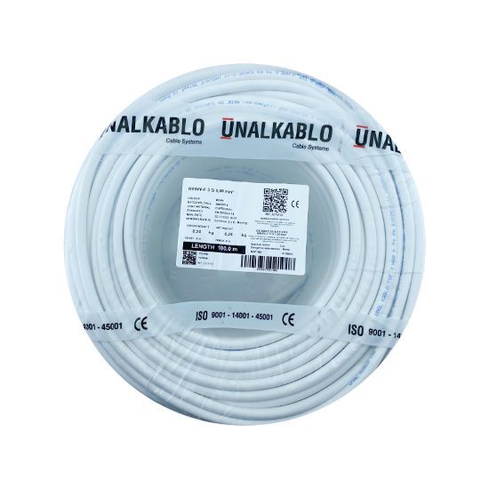 ÜNAL 3X1 TTR KABLO BEYAZ