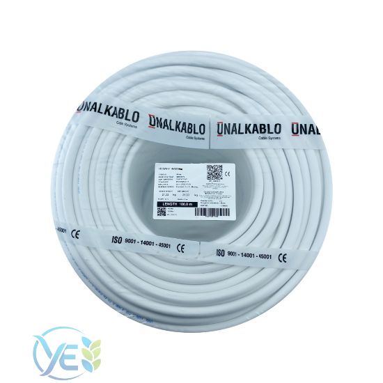 ÜNAL 4x1,5 TTR KABLO BEYAZ