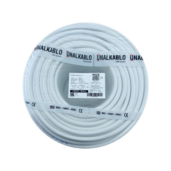 ÜNAL 4x2,5 TTR KABLO BEYAZ