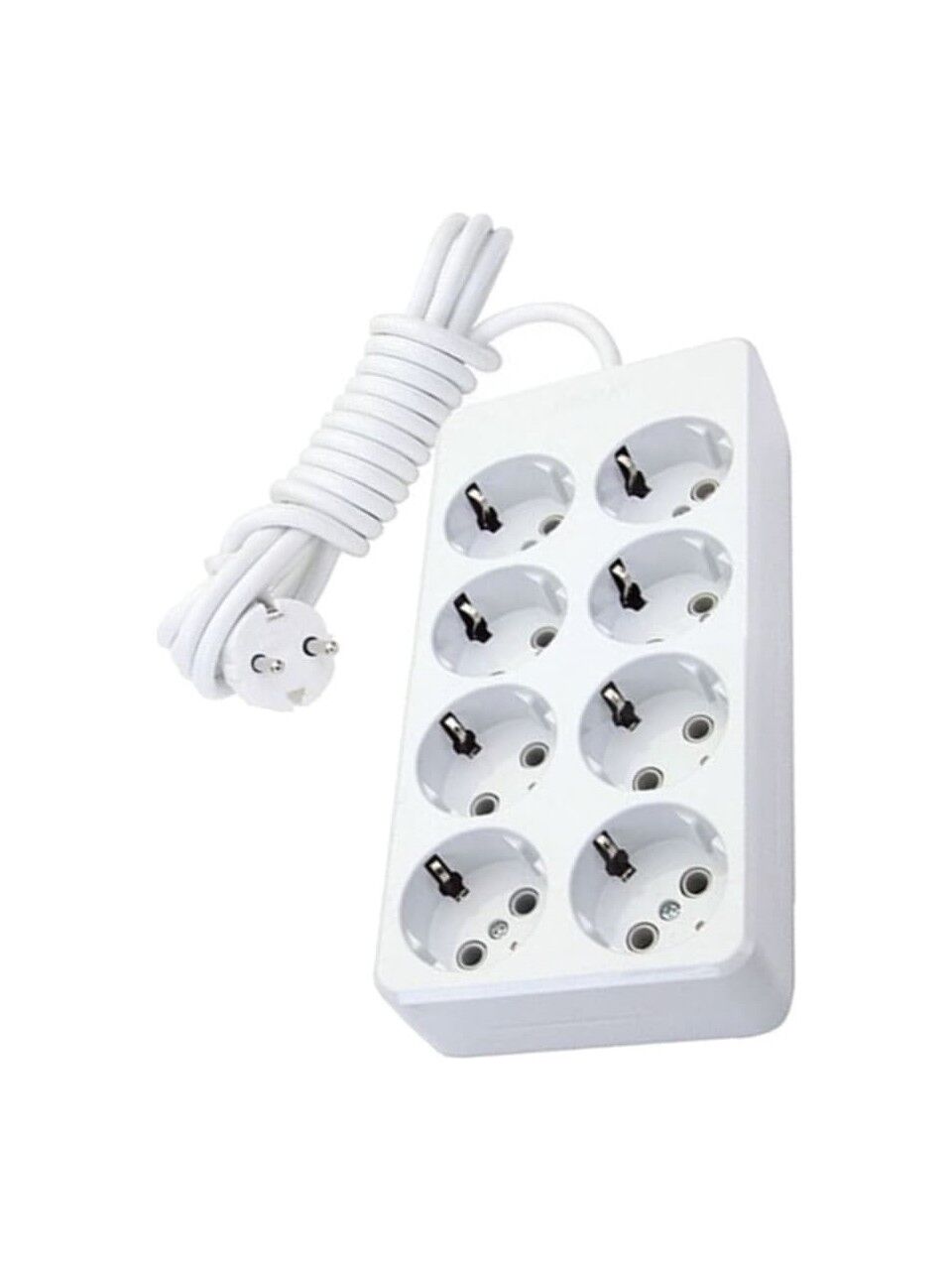 De-Pa 8'li Topraklı Grup Priz Kablolu