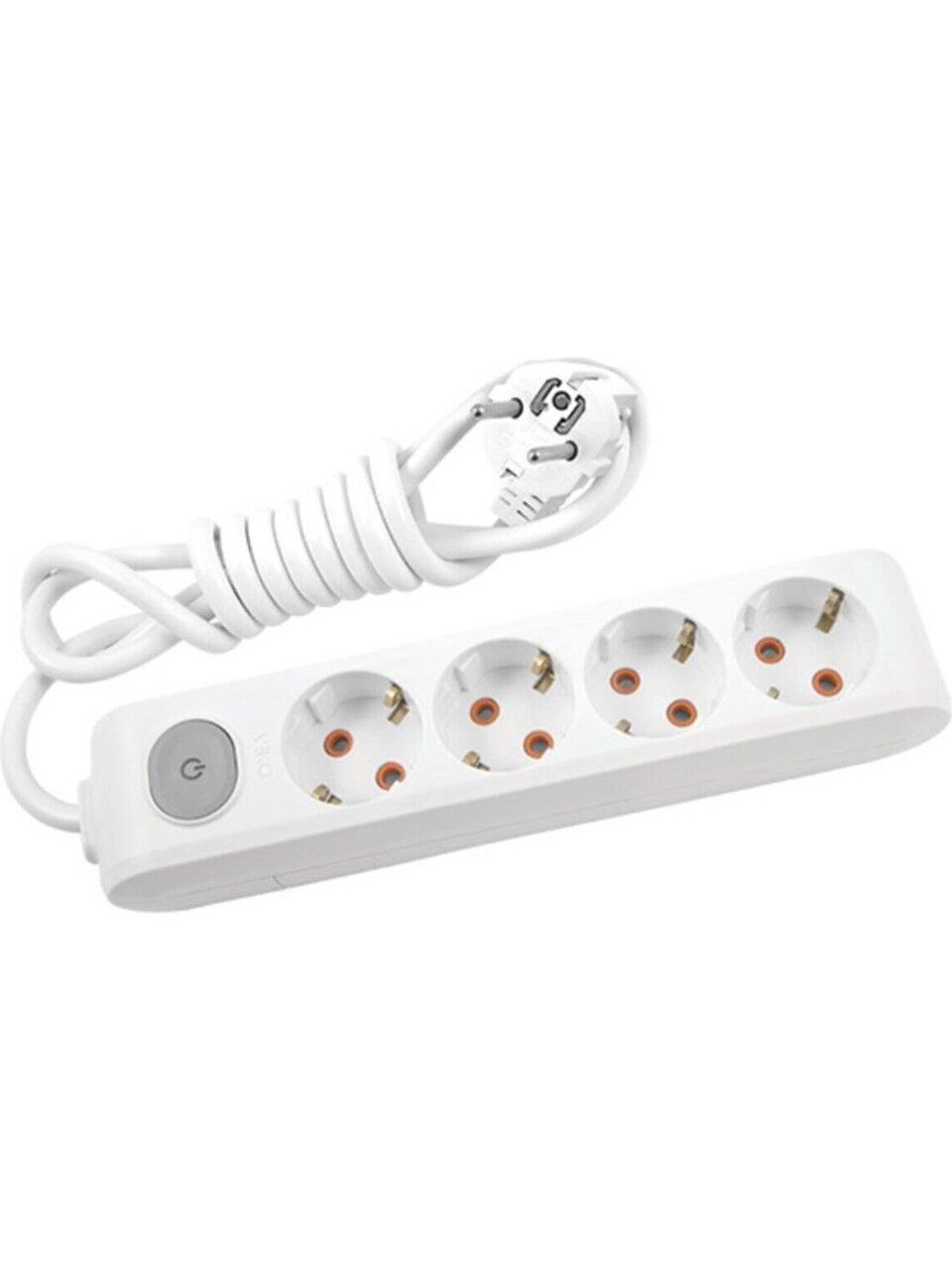 Viko 4'lü 6 Metre Anahtarlı Grup Priz Çocuk Korumalı