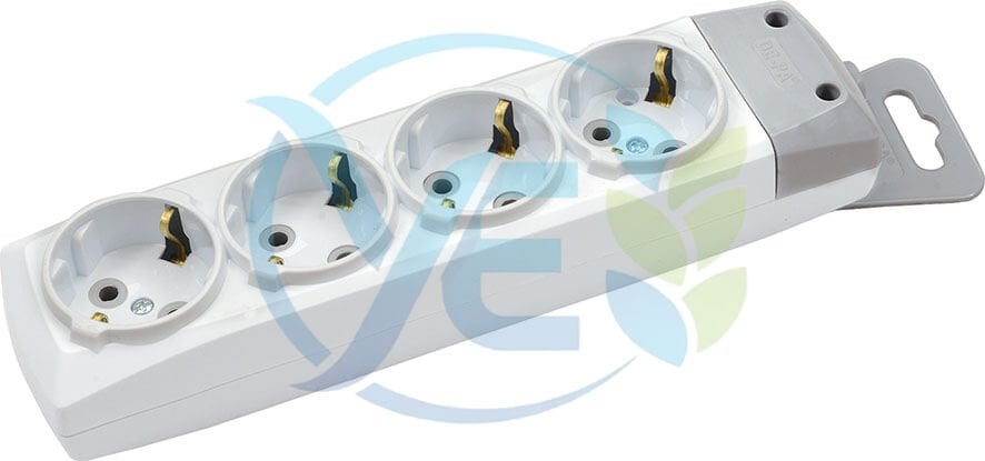 DE-PA 4'lü Topraklı Grup Priz