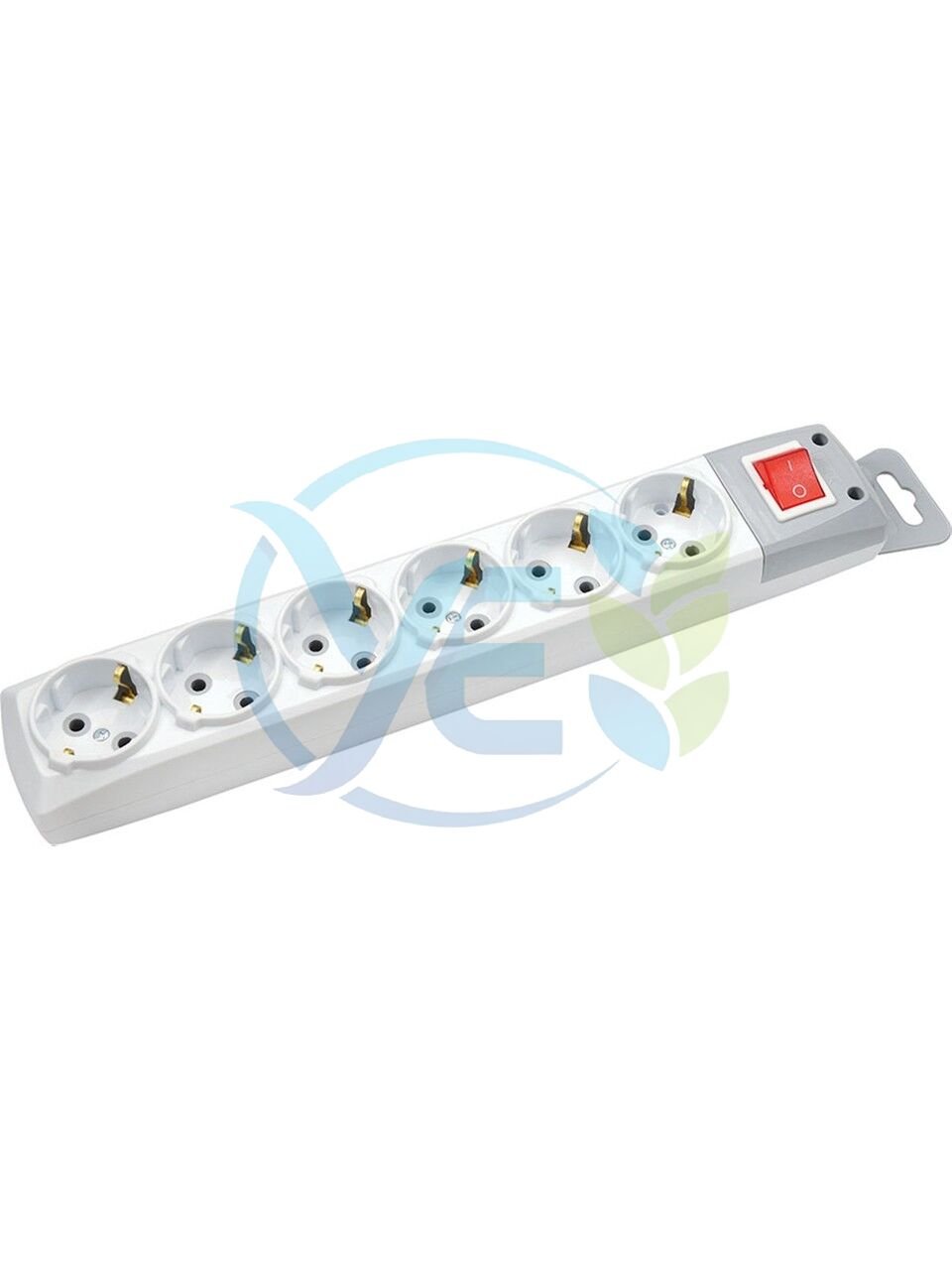 DE-PA 6'lı Topraklı Anahtarlı Kablosuz Grup Priz