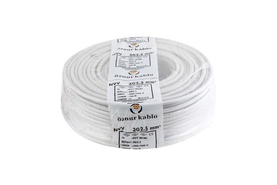 ÖZNUR 3x2,5 NYM KABLO