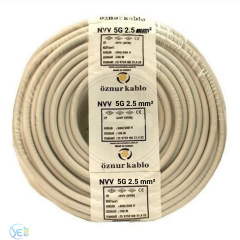 ÖZNUR 5X2.5 NYM KABLO