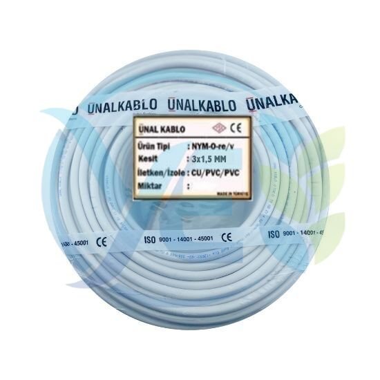 ÜNAL 3x1,5 NYM KABLO