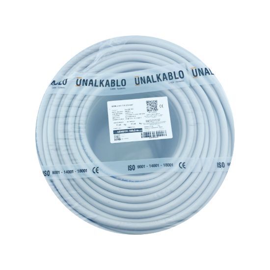 ÜNAL 3x2,5 NYM KABLO BEYAZ