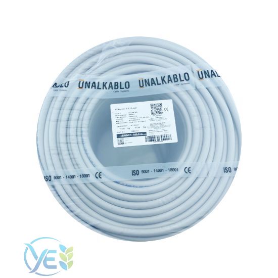 ÜNAL 3x2,5 NYM KABLO BEYAZ