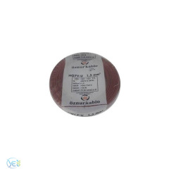 ÖZNUR 1,5 MM NYA KABLO 100 M KAHVERENGİ