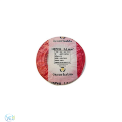 ÖZNUR 1,5 MM NYA KABLO 100 M KIRMIZI
