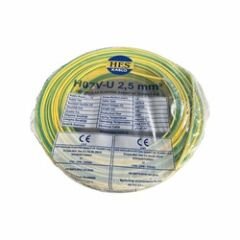 HES 2,5 MM NYA KABLO 100 M SARI YEŞİL
