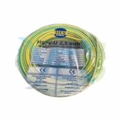 HES 2,5 MM NYA KABLO 100 M SARI YEŞİL
