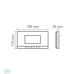 AUDIO 1181 MEKANİK BUTONLU GÖRÜNTÜLÜ DİAFON