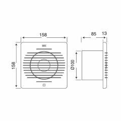 HOROZ ASPİRATÖR PLASTİK 10CM