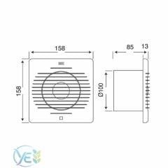 HOROZ ASPİRATÖR PLASTİK 10CM