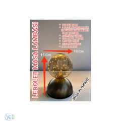 Ledolet Taşınabilir Şarjlı Masa Lambası Dokunmatik