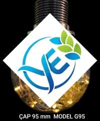 LEDOLET STAR DANCE AMBIANCE 2W FLAMENT LED AMPUL G95 E27