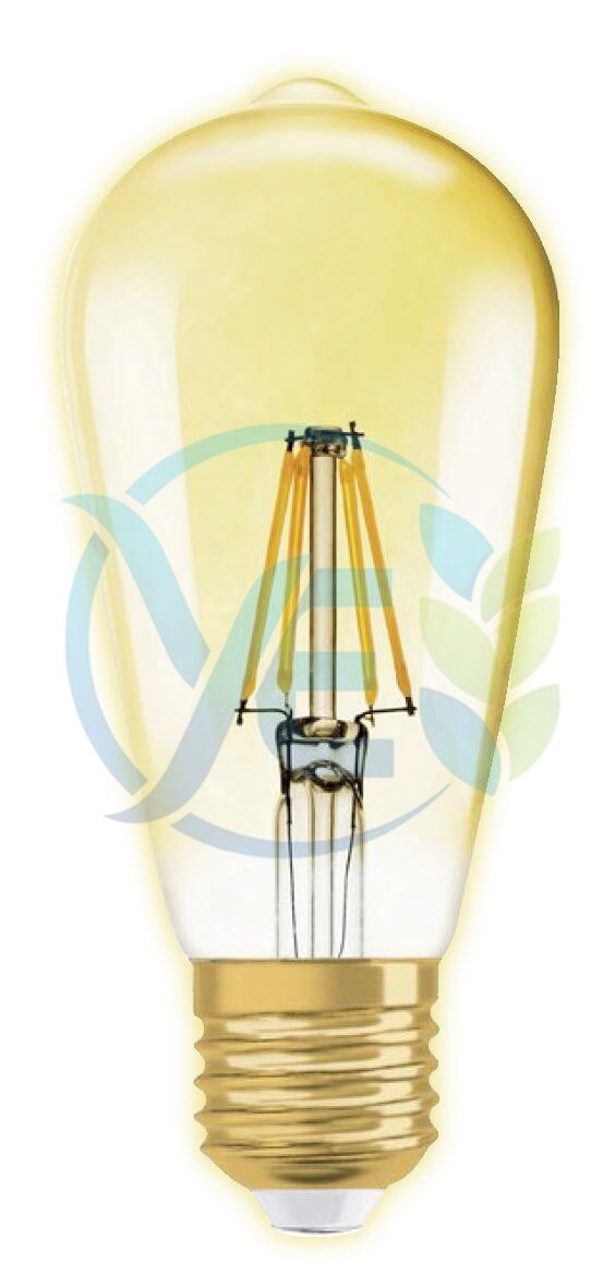 LEDOLET FLAMENT 6W 2700K ST64 LED AMPU