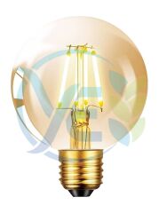 LEDOLET FLAMENT 6W 2700K G95 LED AMPUL