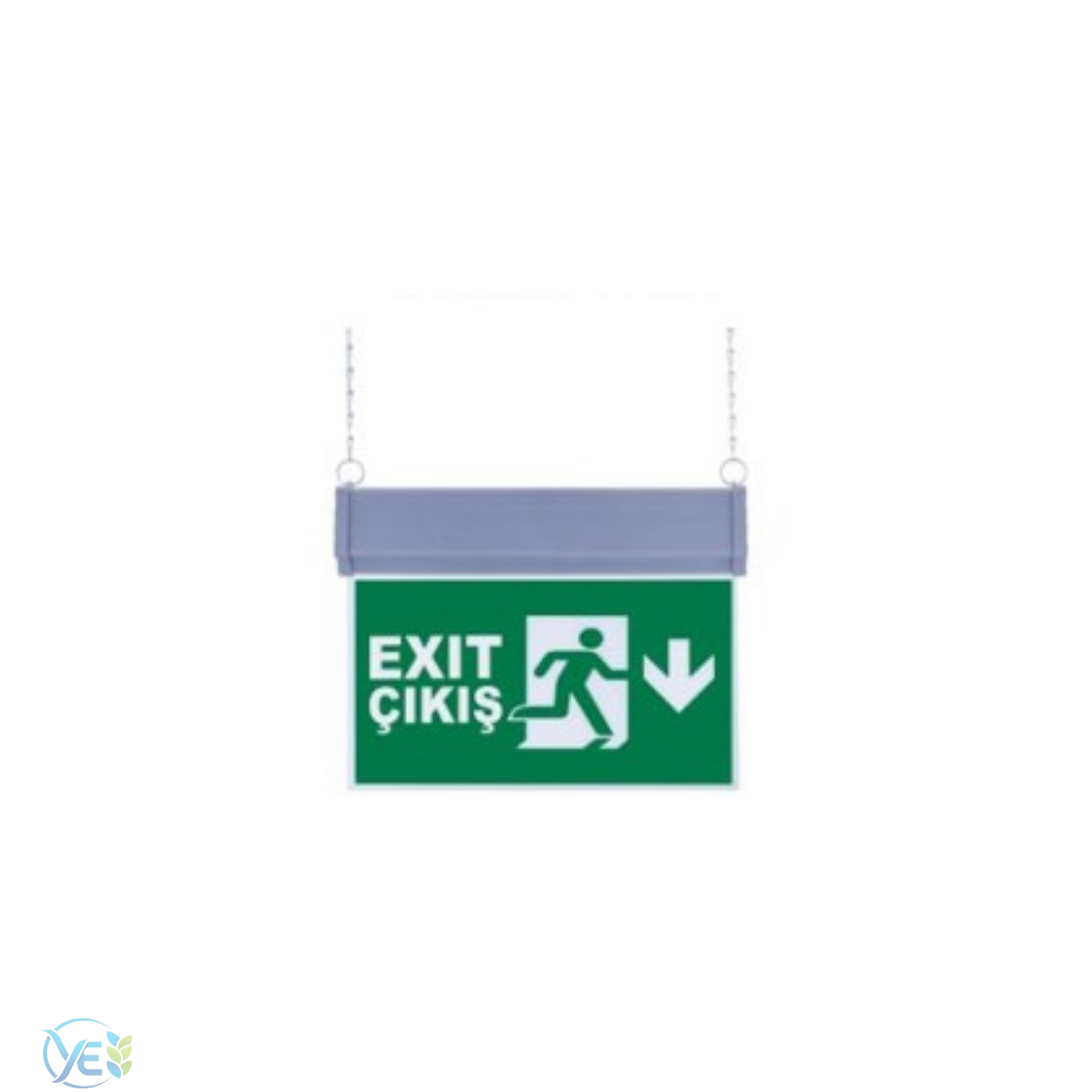 SG051-A2 Çift Yönlü Acil Yönlendirme Armatürü (Zincirli) Aşağı Exit Çıkış