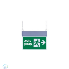 SG051-S3 Çift Yönlü Acil Yönlendirme Armatürü (Zincirli) Sağ-Sol Acil Çıkış