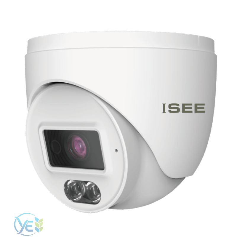 ISEE KAMERA IP ISN-9520S5L-D DOME, F.COLOR, 2MP Çift Aydınlatmalı Su Geçirmez Ağ Kamerası