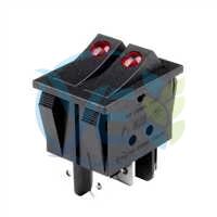 END 1014 İKİLİ LED IŞIKLI ANAHTAR