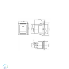 END 1019 GENİŞ IŞIKLI ANAHTAR (25 AMPER)