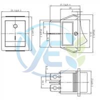 END 1019 GENİŞ IŞIKLI ANAHTAR (25 AMPER)