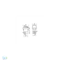 END 1020 GENİŞ IŞIKLI KÖRÜKLÜ ANAHTAR