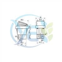 END 1020 GENİŞ IŞIKLI KÖRÜKLÜ ANAHTAR