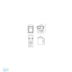 END 1022 GENİŞ IŞIKLI ANAHTAR FAN İŞARETLİ