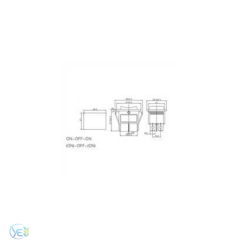 END 1025 GENİŞ IŞIKSIZ ANAHTAR 1-0-2 (YAYLI)