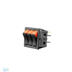 END 1035 ÜÇLÜ ÇİFT RENKLİ IŞIKSIZ ANAHTAR