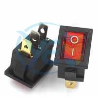 END 1043 MİNİ IŞIKLI ANAHTAR (KIRMIZI)