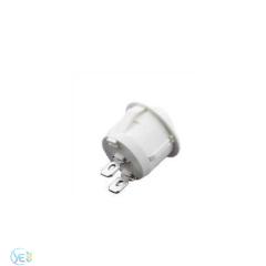 END 1045 YUVARLAK IŞIKSIZ ANAHTAR (BEYAZ)