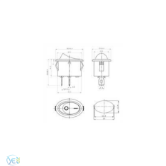 END 1050 OVAL IŞIKSIZ ANAHTAR