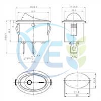 END 1050 OVAL IŞIKSIZ ANAHTAR