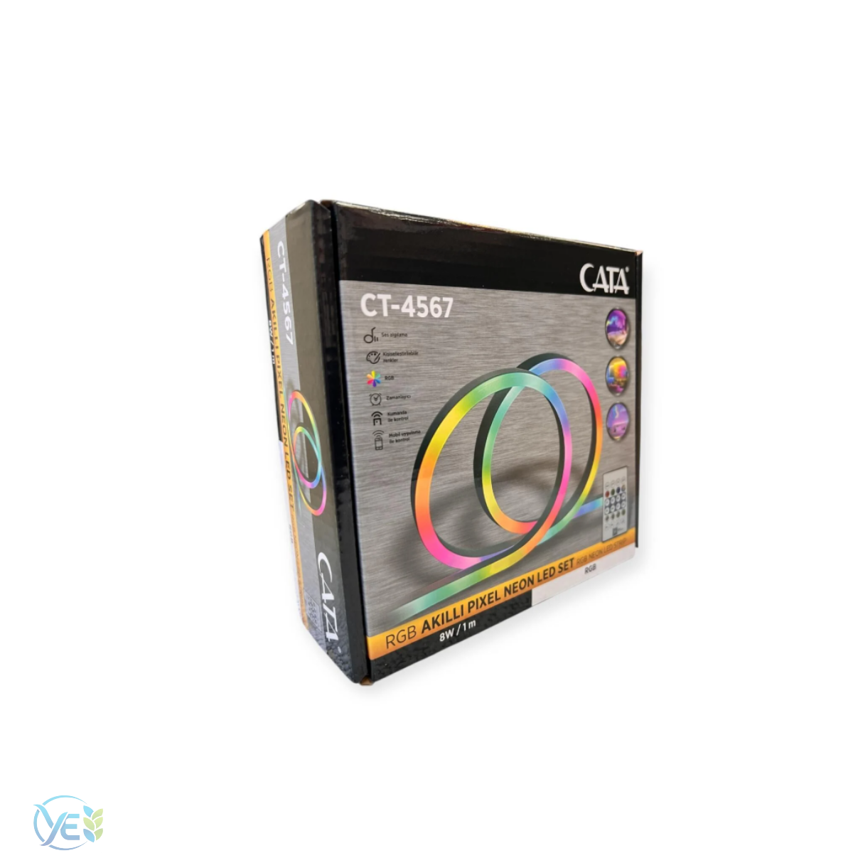 CATA CT-4567 RGB Pixel Neon Led Seti USB Girişli Kumandalı 5 Metre