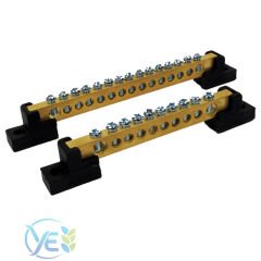 ÇETSAN Ayaklı Topraklama Klemensi 10 Delikli